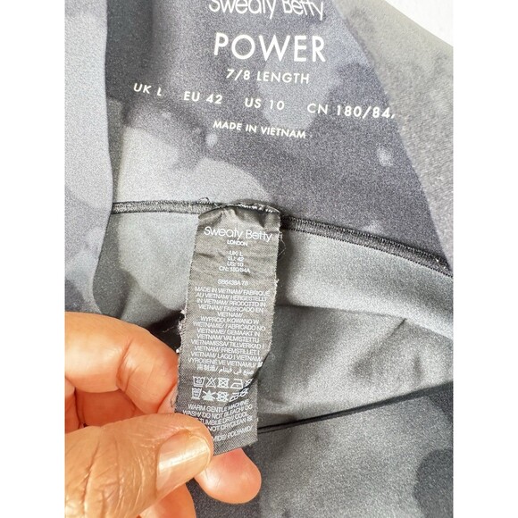 Sweaty Betty Power UltraSculpt 7/8 Leggings Black Fade Women's Size US 10 - Picture 10 of 14